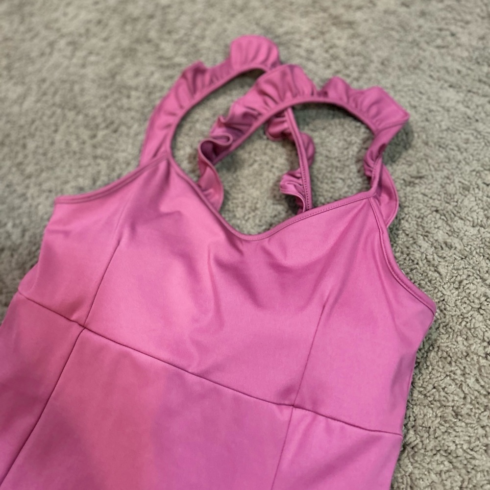 Sincerely Jules Golf & Tennis Athletic Dress Ruffled Straps Size Small Like New - Picture 3 of 8